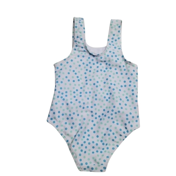 Wetsuit Club Flamingo Polka Dot Swimsuit Size 2t - Picture 2 of 3